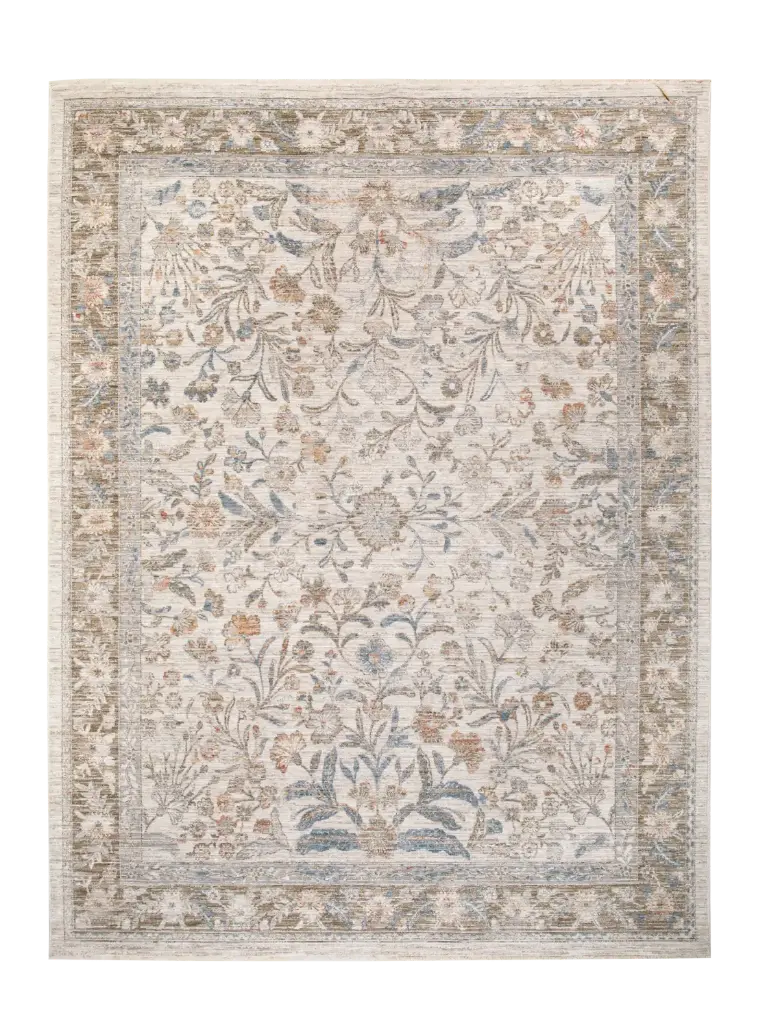 Eleanor Traditional Floral - Grey Beige/Multi 