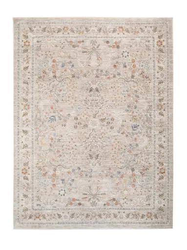 Georgina Traditional Floral - Ivory Beige/Multi 