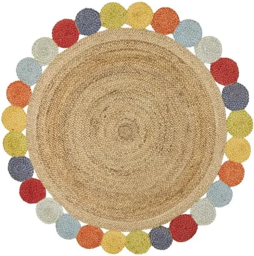MISS DAISY JUTE ROUND RUG